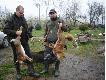 18.11.2007 Kolejna zbior�wka. 
easyrider2005 pozyska� szaraka a mi si� lisek napatoczy�( z dziwn� kit�:) . Na pokocie by� jeszcze dzik.
