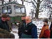 Kolega w okularach to Prezes Koa owieckiego ,,Trak" z Bydgoszczy.