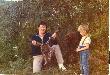 2-09-1988r. W pierwszym dniu urlopu skrecilem noge jak widac na zdjeciu. Ale jako inwalida udalo mi sie strzelic 12 letniego  smaka.
