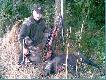 ody�czyk strzelonu "na dodnia" w biegu z kukurydzy do lasu na ok. 120m. (65kg)
