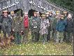 Zbi�rka przed polowaniem na terenie �owiska.