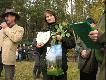 Wr�czenie medalu i upomink�w. 