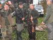 Cho� polowanie Hubertowskie odby�o si� w strugach deszczu i pokot nie by� imponuj�cy (odyniec80kg, warchlak i dwie kozy), humory jak zwykle dopisywa�y.  Na przemoczonych  my�liwych  czeka�  gor�cy bigos i pieczony dzik. Swi�towali�my r�wnie� przyj�cie nowego kolegi w poczet cz�onk�w naszego ko�a.
