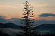 Bieszczady. Wczorajszy zach�d nad po�oninami. 