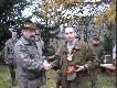 Hubertus 2009 ..Vice -Krl Polowania, mj sympatyczny kolega Robert  odbiera gratucaje