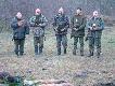Od lewej: Prowadz�cy dzisiejsze polowanie Kolega �owczy i Kolega Pawe� oraz najlepsza tr�jka :) Tata Yaca-Kr�l polowania, Kolega Karol I Vice Kr�l i forumowy  Pawe�R II Vice Kr�l
