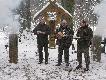 Polowanie wigilijne Koo owieckie "Szarak" obw.134, ow. w.Lipka 22.12.2012 .Sowo Boe udziela ks.Rajmund Jodko...