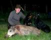 Amator "owsianki" pozyskany z podchodu. -3- dzik w sezonie. Dzikuj w. Hubercie  
