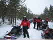W tundrze - na snowmobilach. 