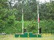 Wciganie flag na maszty.