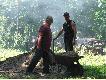 ...taczk� wozili�my  beton do do��w.